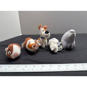 The Secret Life Of Pets Plush Toy Set Featuring Norman Snowball & Max Collectibl